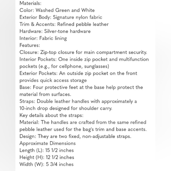 NWT Coach Tote in color block Signature Nylon and leather - Picture 15 of 15